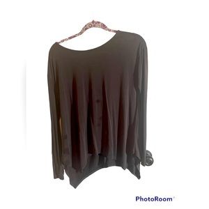 Gray long sleeve cardigan